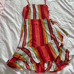 Express striped dress NWT
